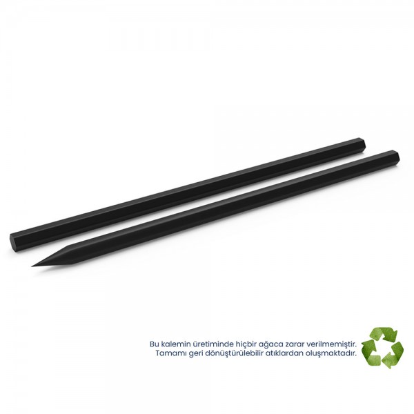 PS-30564 Köşeli Siyah Kurşun Kalem