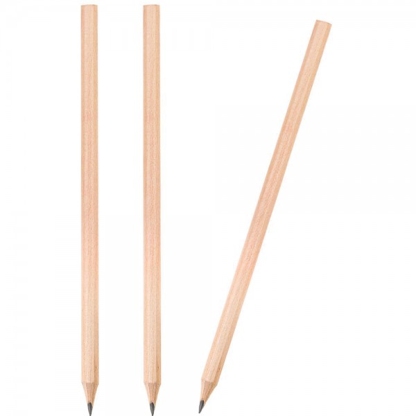 PS-936 Köşeli Naturel Kurşun Kalem