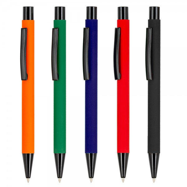 PS-21700 Rubber Gövde Metal Tükenmez Kalem