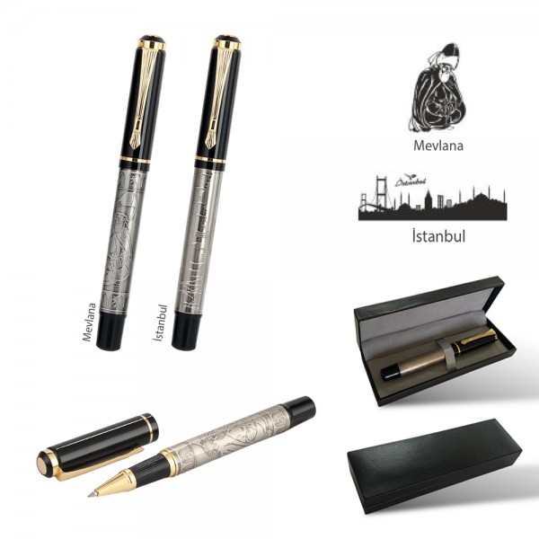 PS-31664 Tekli Kabartma Roller Kalem Seti