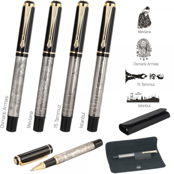 PS-31012 Tekli Kabartma Roller Kalem Seti