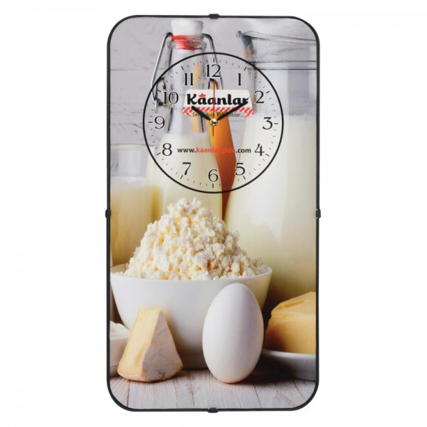 PS-2672 Dikdörtgen Bombeli Duvar Saati