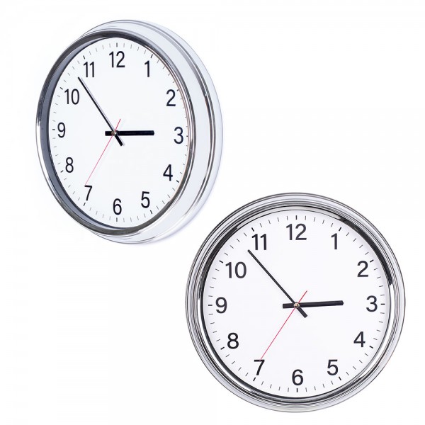 PS-2504 Krom Duvar Saati