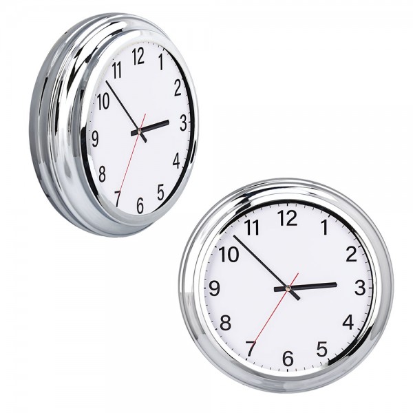 PS-2520 Krom Duvar Saati