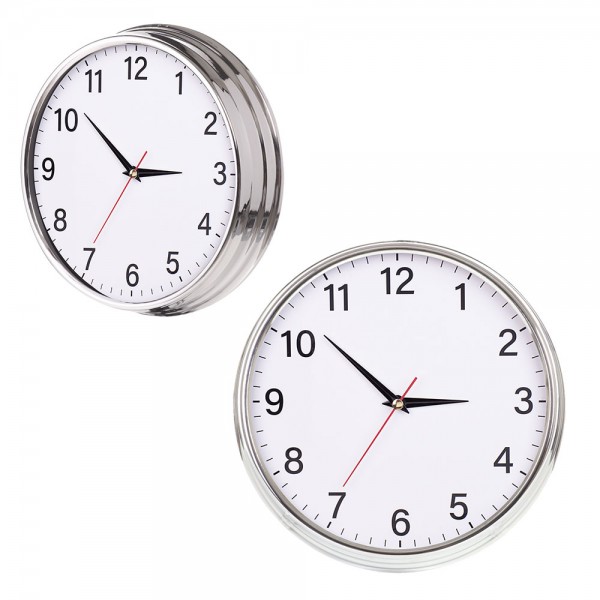 PS-2488 Krom Duvar Saati