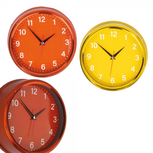 PS-28724 Krom Renkli Duvar Saati