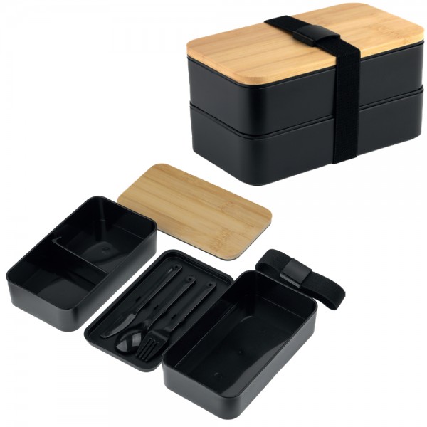 PS-31308 Bambu Kapaklı Plastik Yemek Kutusu PS-31308 Bambu Kapaklı Plastik Yemek Kutusu