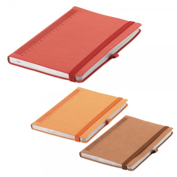 PS-23460 Termoderi Kapak Cetvelli Defter ( 13 x 21 cm )