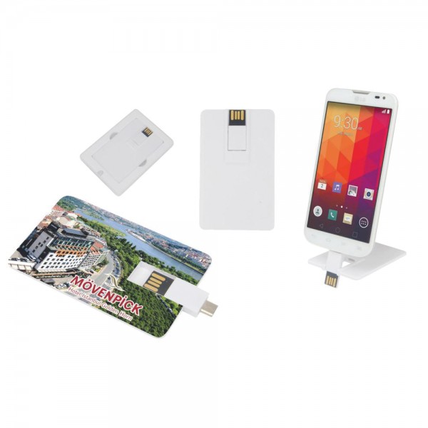 PS-22904 16 GB OTG Özellikli Kartvizit USB Bellek