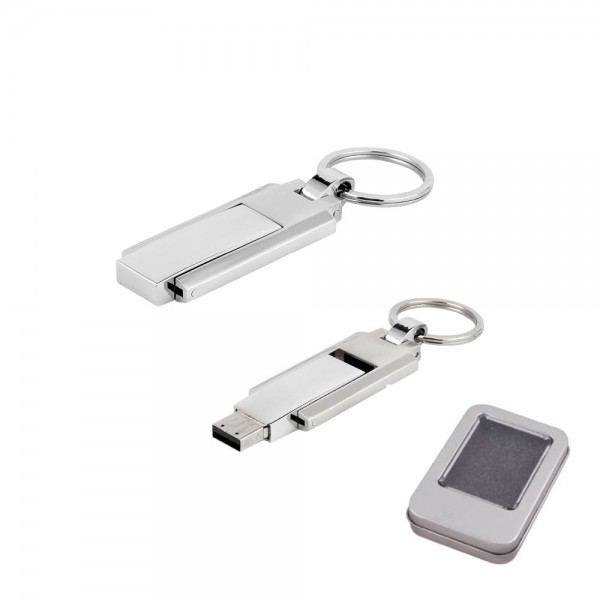 PS-112 8 GB Metal Anahtarlık USB Bellek