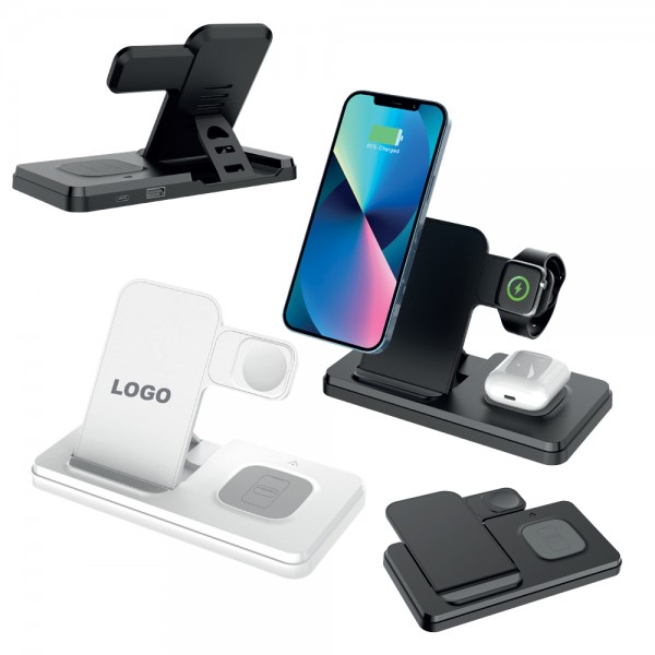 PS-30912 4'ü 1 Arada Kablosuz Şarj Standı