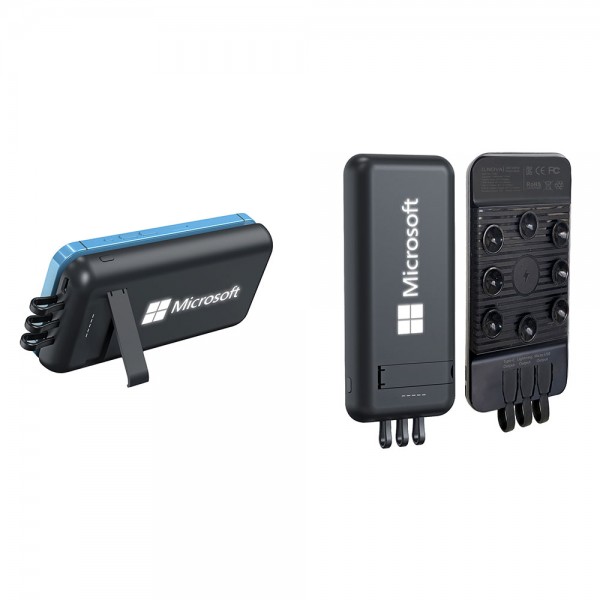 PS-30848 Powerbank 10000 mAh Vantuzlu Mobil Şarj Cihazı